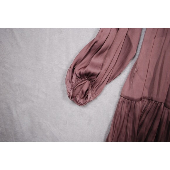 RESET by Jane Mauve Heather Satin Dress Size Small NWOT - Picture 5 of 9